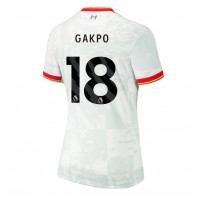 Liverpool Cody Gakpo #18 Tretí Ženy futbalový dres 2024-25 Krátky Rukáv